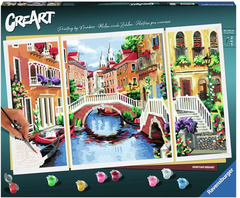 Ravensburger peinture par numéros - Coffret CreArt Venetian Dreams