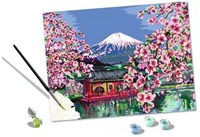 Ravensburger schilderen op nummer - CreArt Japanese Cherry Blossom kunstset-3
