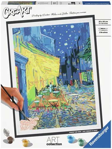 Ravensburger peinture par numéros - Coffret artistique Van Gogh Café Terrace pour adultes