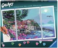 Ravensburger schilderen op nummer - CreArt Romantic Cinque Terre schilderpakket