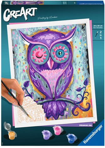 Ravensburger Schilderen op nummer Dromende uil