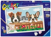 Ravensburger kit peinture par numéros chats et chiens jouet créatif