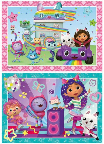 Ravensburger puzzle Gabby's Dollhouse - 2x24 pièces puzzle en carton enfant-2
