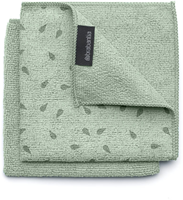 Brabantia microvezeldoekjes jade green schoonmaakdoekjes set van 2