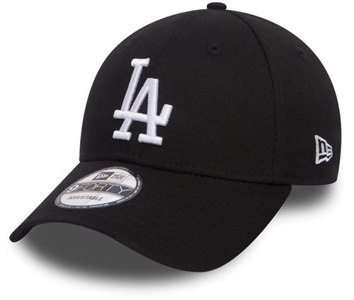 New Era pet LA Dodgers zwart-wit - verstelbare baseball cap