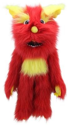 The Puppet Company marionnette monstre - Marionnette jouet monstre rouge