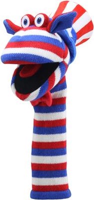 The Puppet Company handpop Sammy - Eco Sockettes - gerecycled pluche-2