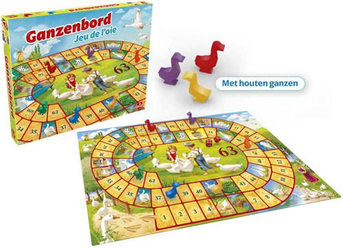 Goliath Jeu de l’oie jeu de société classique pour toute la famille NL FR-3