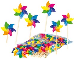 GIOBAS Rainbow Windmill Mini 30cm