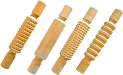 Eduplay houten deegrollers set - creatieve knutsel stempels 4 stuks