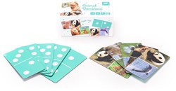 EurekaKids jeu de dominos éducatif carton multicolore pour enfants