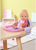 Depesche babystoel poppenstoel paars kunststof accessoire babypop-2
