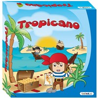 Beleduc houten spel Tropicano - strategisch kinderspel piraten avontuur-3