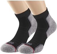 1000 Mile chaussettes running femme recyclées twin pack noir sport