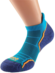 1000 Mile chaussettes de course homme twin pack Kingfisher Navy sport