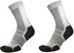 1000 Mile chaussettes de randonnée homme recyclées twin pack - XL - multicolore