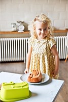 Lilliputiens moule à gâteau Anatole crocodile silicone coloré-3