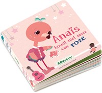 Lilliputiens omkeerbaar boek Anaïs houdt niet meer van roze - kleurrijk kinderboek
