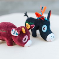 Lilliputiens minifiguur ezel Ignace pluche speelgoed knuffel-3