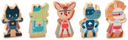 Lilliputiens Houten Personages - Superhelden