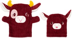 Lilliputiens gants de toilette marionnettes Rosalie éco set - jouet de bain coloré