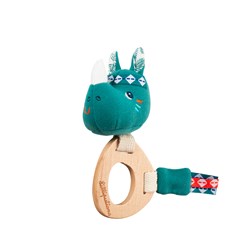 Lilliputiens hochet en bois éco Marius - jouet bébé durable FSC