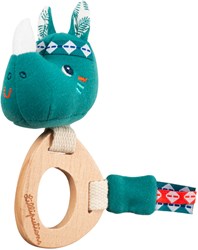 Lilliputiens hochet en bois éco Marius - jouet bébé durable FSC