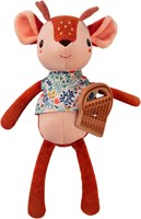 Lilliputiens peluche musicale eco Stella - faon avec flûte de Pan et douce mélodie
