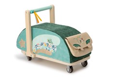 Lilliputiens loopwagen Joe - houten en stoffen babywalker