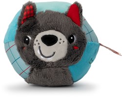 Lilliputiens balle douce loup - jouet sensoriel pour bébés et tout-petits