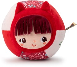 Lilliputiens - Ballon Petit Chaperon Rouge - Balle d'éveil douce pour bébés et tout-petits