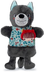Lilliputiens handpop Wolf Louis - zachte handpop voor rollenspel en verhalen
