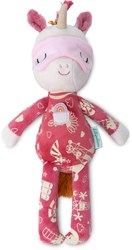 Lilliputiens knuffel eenhoorn Lena - Glow-in-the-dark pyjama - 32 cm