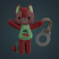 Lilliputiens peluche - Mini amie du sommeil Jeanne chat phosphorescent-2