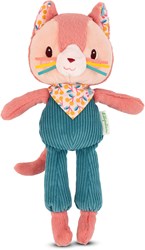 Lilliputiens chat en peluche Jeanne en boîte cadeau - doudou bébé doux