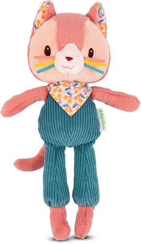 Lilliputiens knuffelkat Jeanne in geschenkdoos - zachte pluche baby knuffel