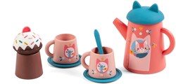 Lilliputiens theeset badspeelgoed Jeanne kat multicolor rollenspel