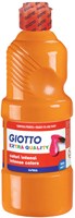 Giotto plakkaatverf oranje 500ml extra kwaliteit kinderverf