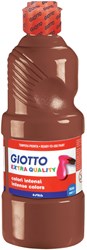Giotto plakkaatverf 500ml bruine posterverf voor kinderen
