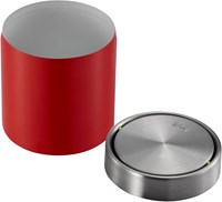 EKO poubelle de table Fandy 1,5L rouge - corbeille inox table-3