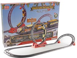 Svenska Living coffret train jouet avec looping et son - train de Noël