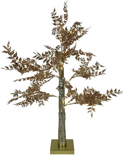 Svenska Living LED boom goud decoratie 60cm met warme verlichting