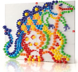 Quercetti jouet mosaïque FantaColor Modular 4 - 600 chevilles