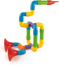 Quercetti bouwset Super Saxoflute muziekinstrument 24-delig speelgoed