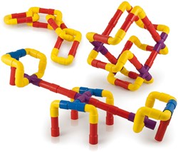Quercetti coffret tubes 40 pièces jouet de construction coloré