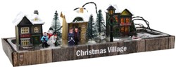 Svenska Living kerstdorp verlichting kerstdecoratie 10-delig multicolor
