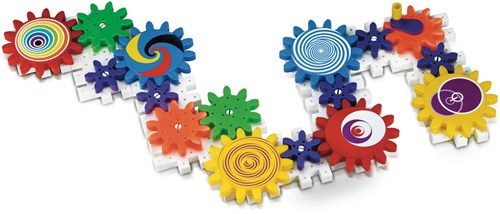 Quercetti coffret de construction XXL Kaleido Gears 110 pièces jouet éducatif-2