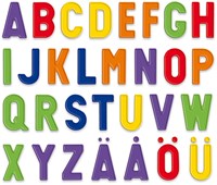 Quercetti magneetbord educatief speelgoed met magneetletters multicolor-3