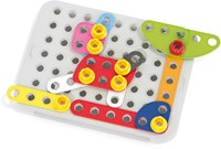 Quercetti bouwset Tecno Jumbo Starter Set 52-delig constructiespeelgoed