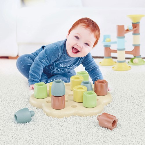 Quercetti bouwset - Chunky Peggy Play Bio - educatief speelgoed 13-delig-2